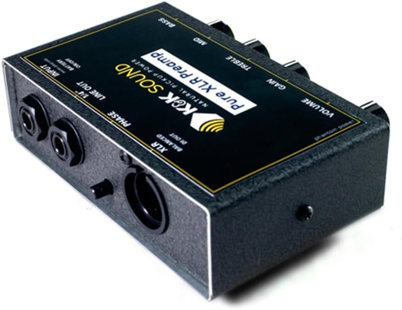 K&K Sound Pure XLR Preamp with Volume, Gain, Treble, and Bass Controls - Image 2